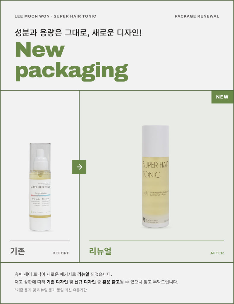 The Super Hair Tonic Bottle Has a New Design